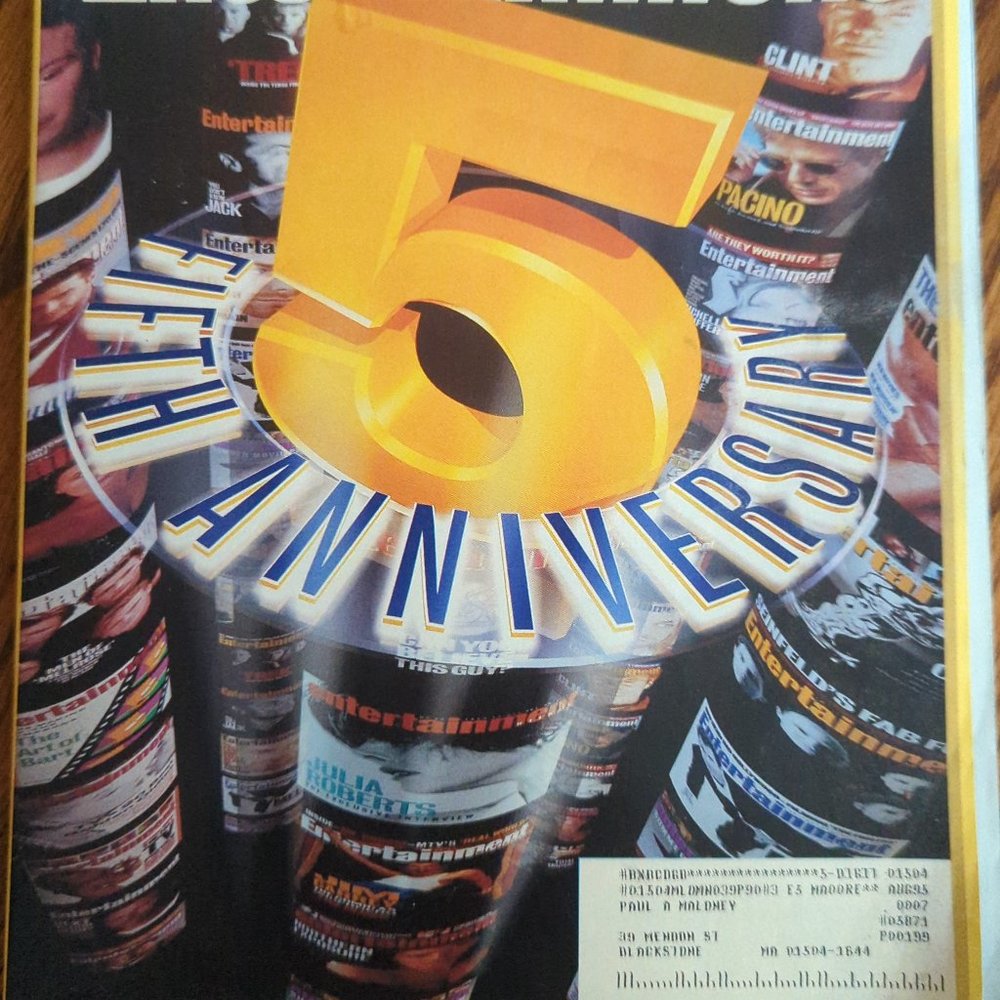 Entertainment Weekly 5th Anniversary Issue